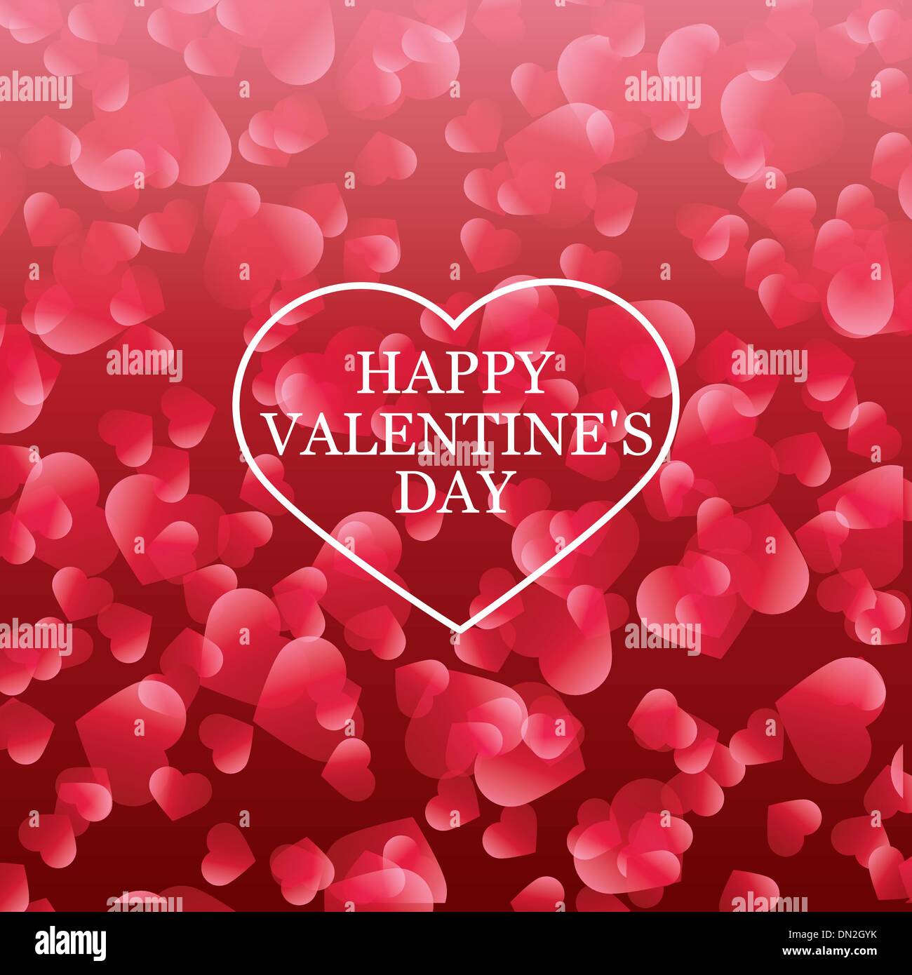 Valentine's Day card, banner Stock Vector Image & Art - Alamy