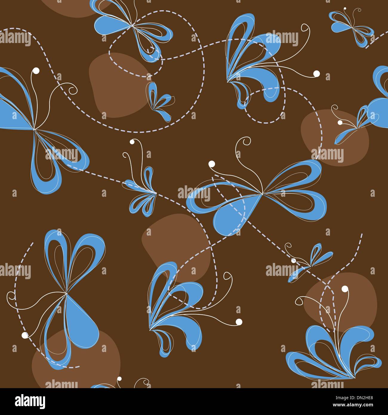 brown abstract seamless pattern Stock Vector
