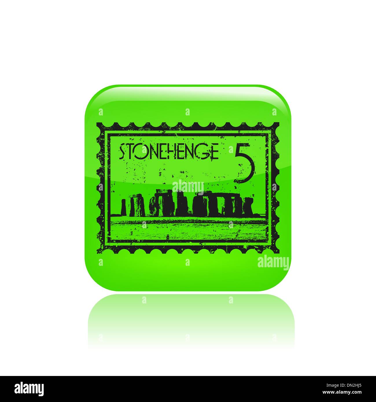 Vector illustration of single Stonehenge icon Stock Vector Image & Art ...