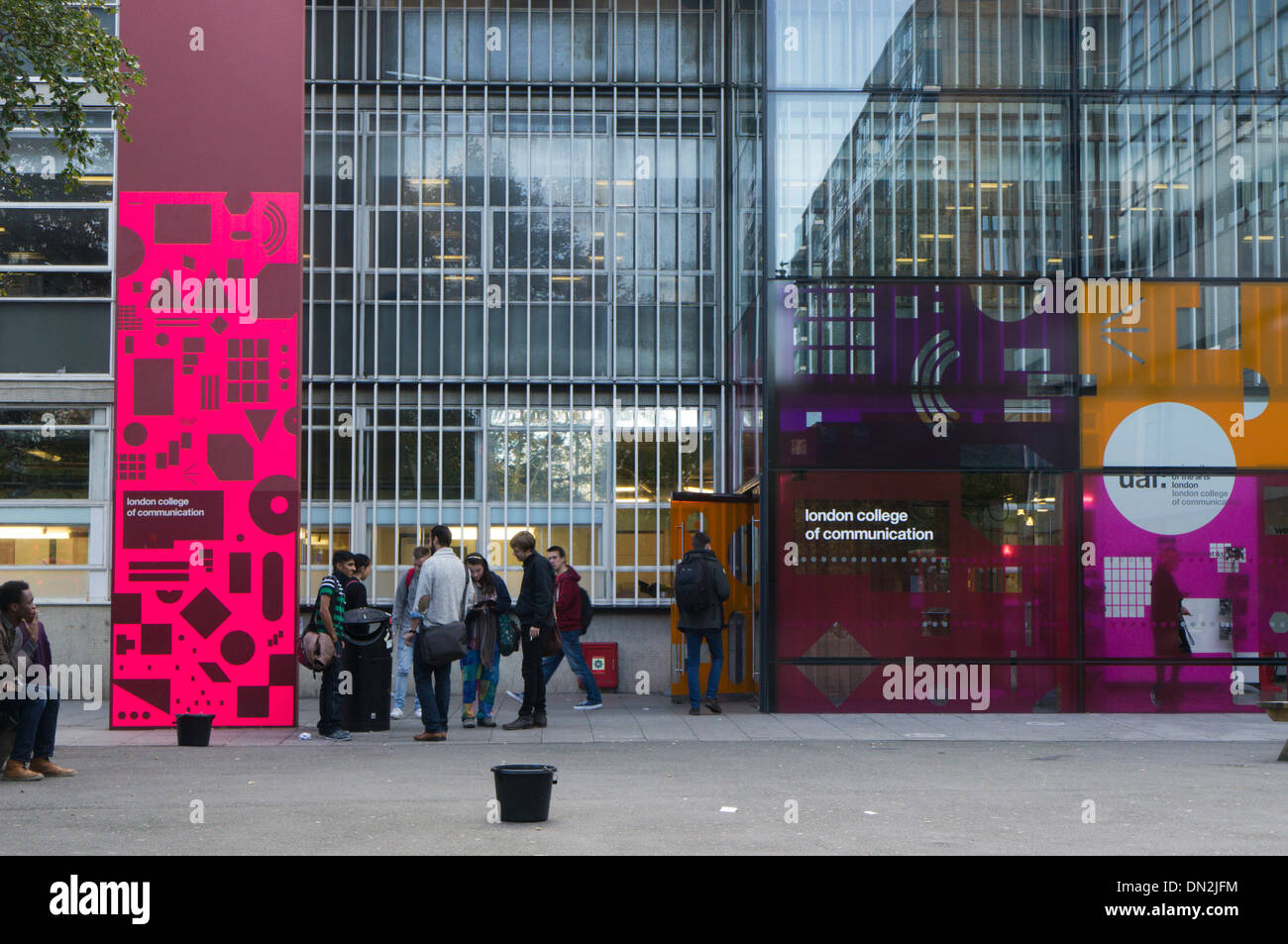 The London College of Communication at Elephant and Castle is part of the University of the Arts London. Stock Photo