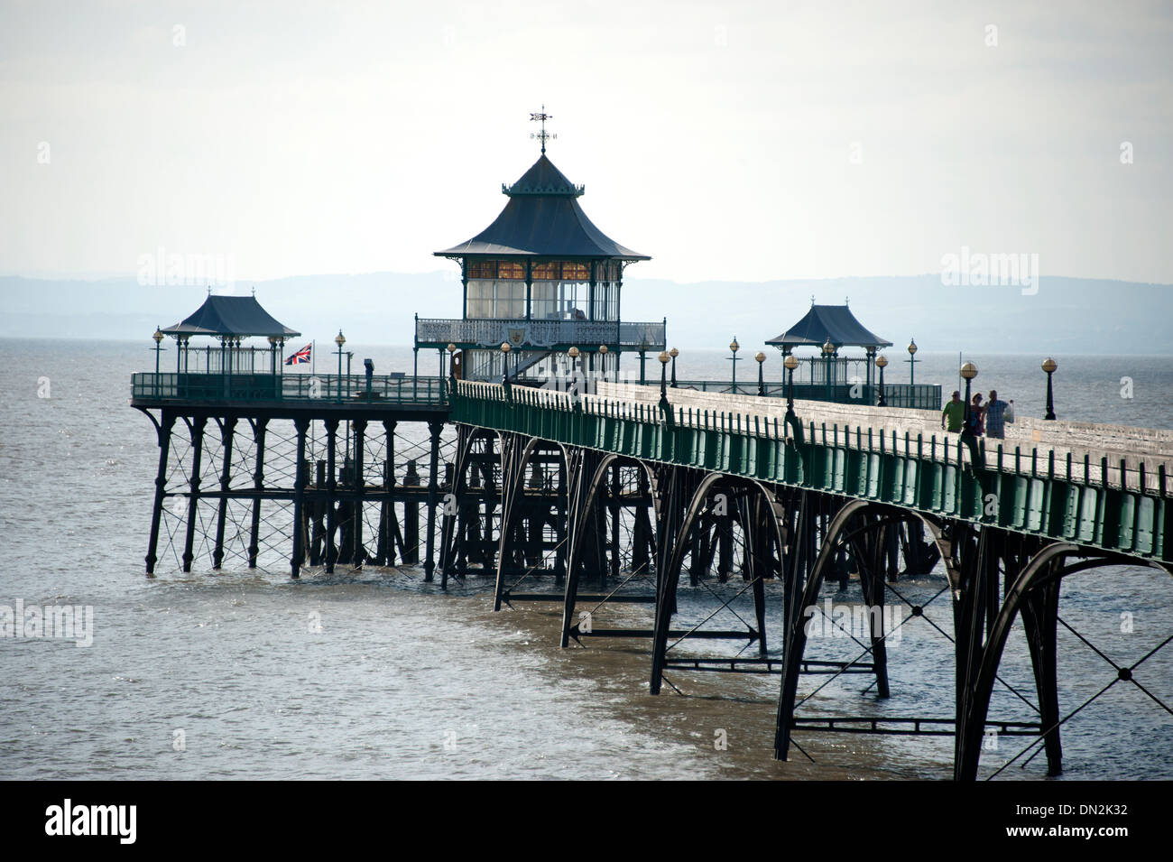 Clevedon Pier North Somerset Stock Photo