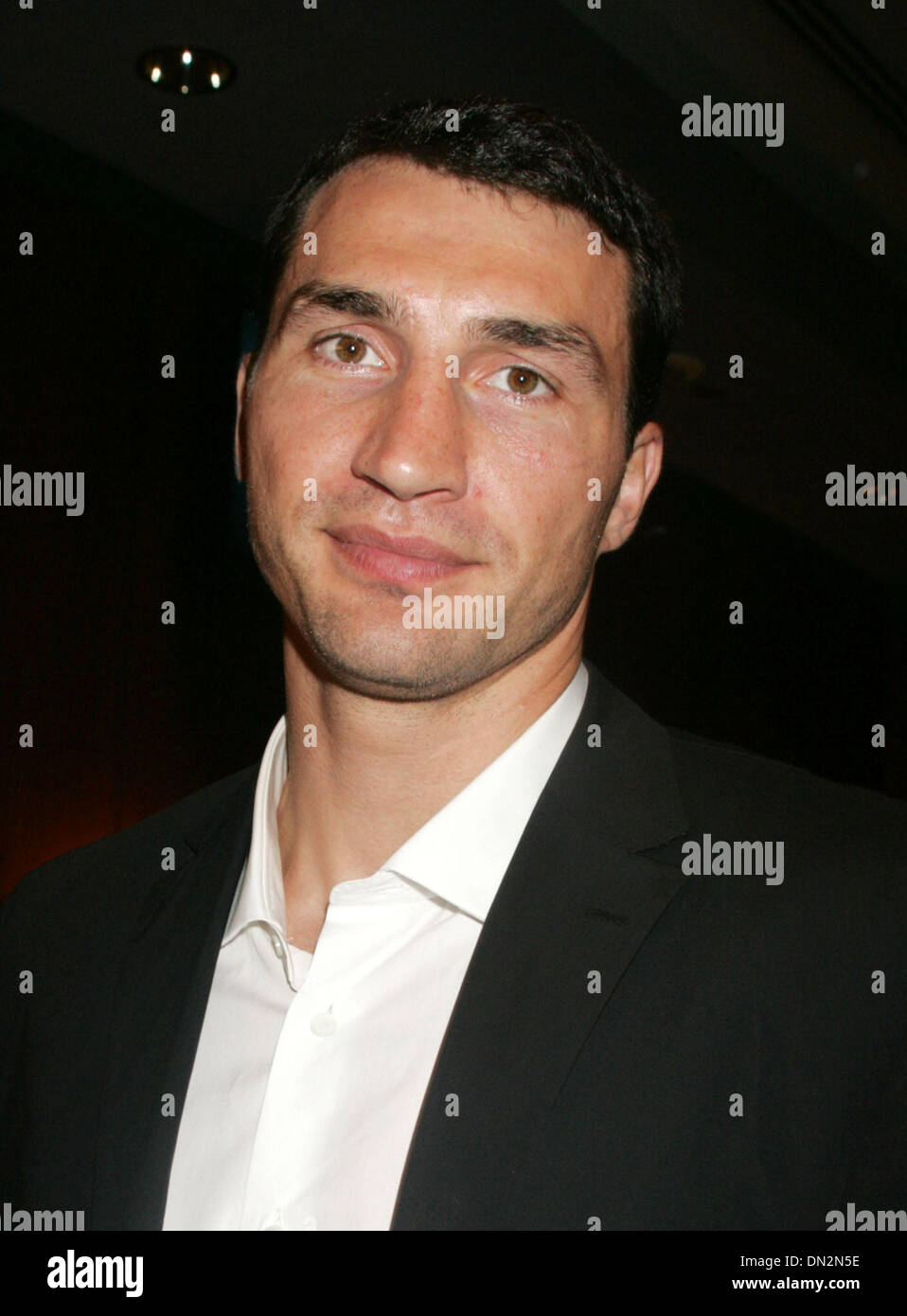 Sep 19, 2006; New York, NY, USA; Heavyweight Champion of the World WLADIMIR KLITSCHKO at the press conference to announce his upcoming fight with Calvin Brock on November 11, 2006 at Madison Square Garden. Mandatory Credit: Photo by Nancy Kaszerman/ZUMA Press. (©) Copyright 2006 by Nancy Kaszerman Stock Photo