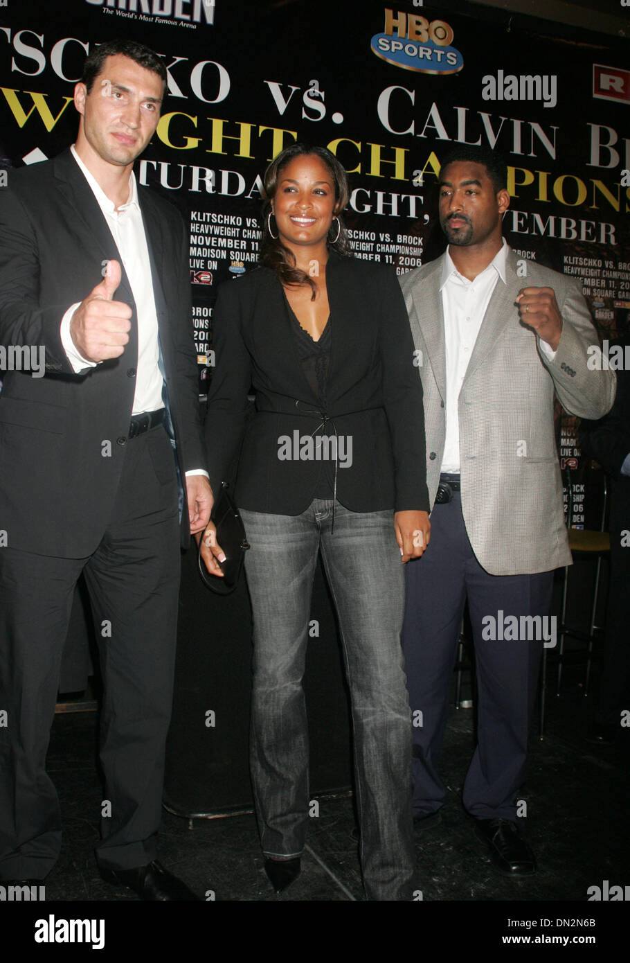 Calvin B Rocks Sep 19, 2006; New York, NY, USA; Heavyweight Champion of the World ...