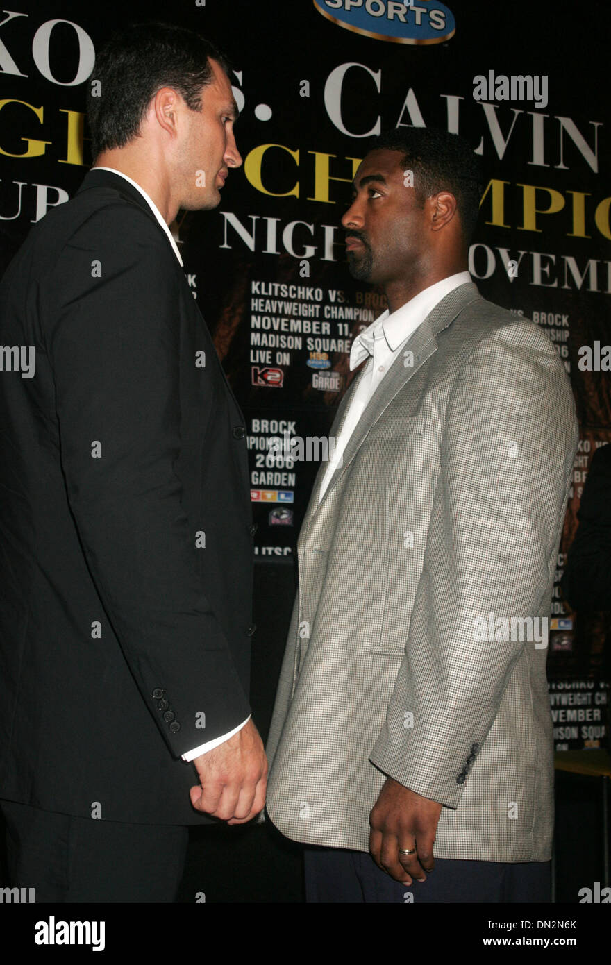 Calvin B Rocks Sep 19, 2006; New York, NY, USA; Heavyweight Champion of the World ...