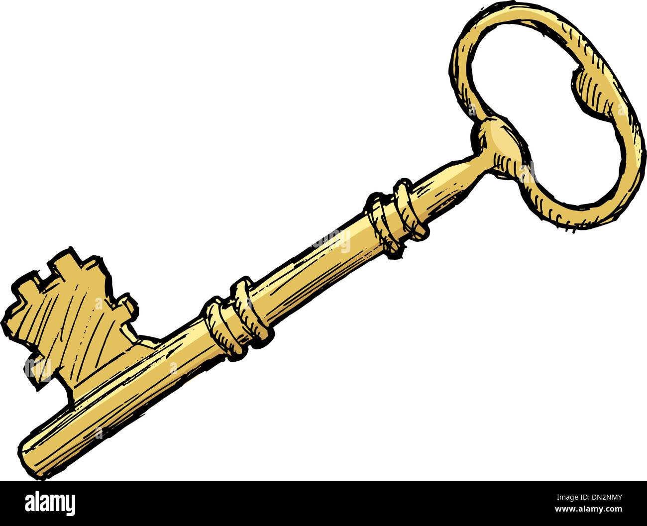Cartoon old key hi-res stock photography and images - Alamy