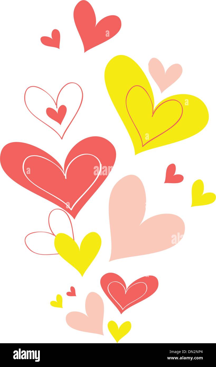 vector background heart Stock Vector Image & Art - Alamy