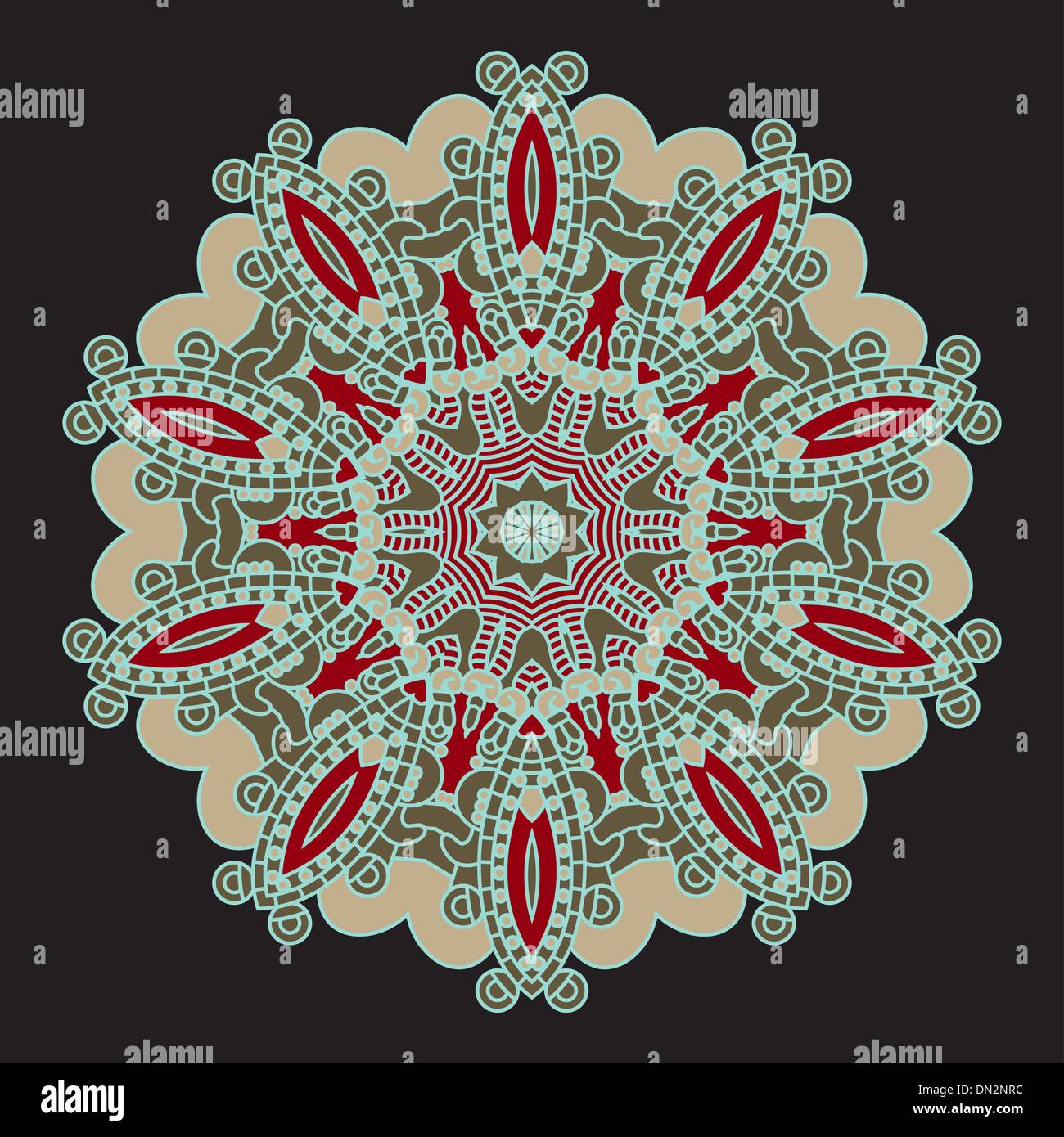 Vector round decorative design element Stock Vector Image & Art - Alamy