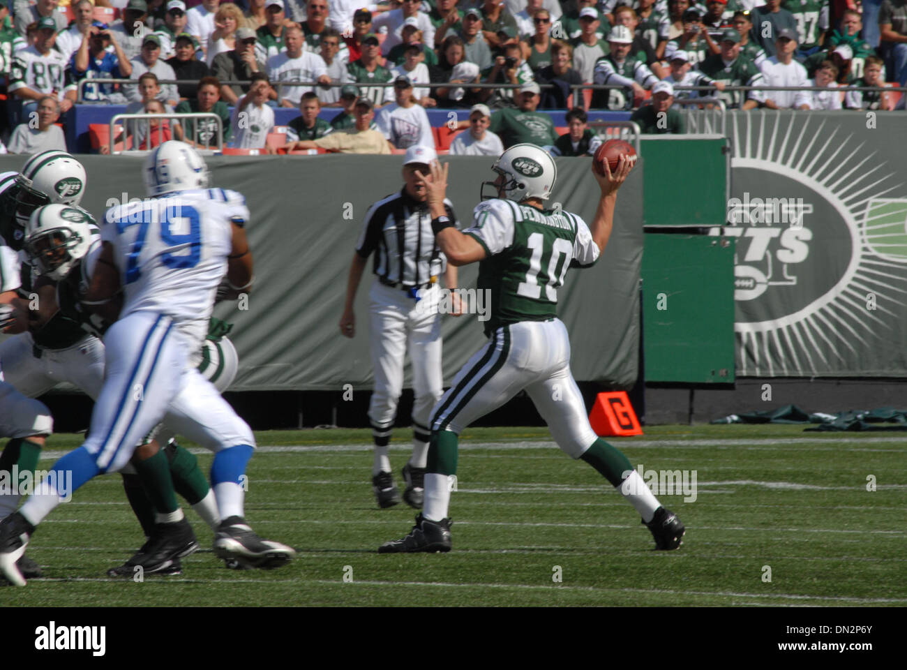 Oct 01, 2006; New York, NY, USA; NFL Football CHAD PENNINGTON at the