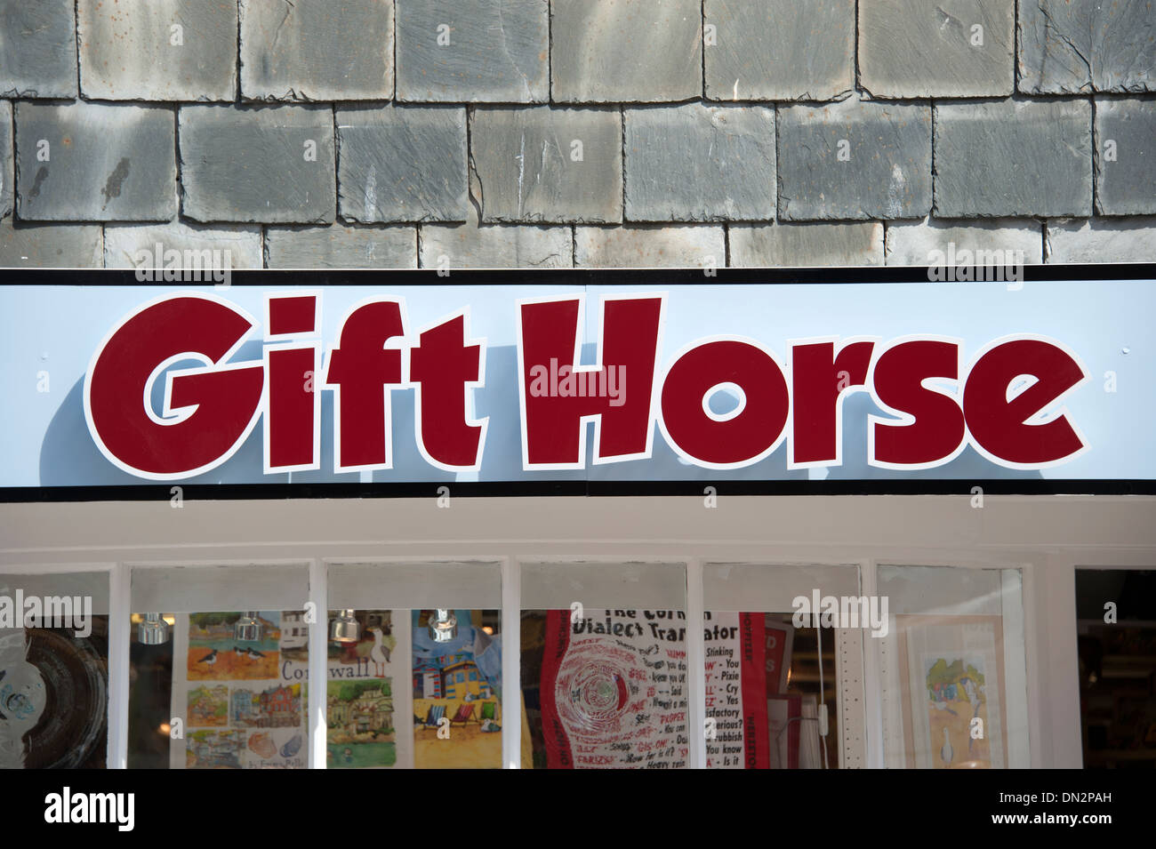 Don't Look a Gift Horse In The Mouth saying Stock Photo Alamy