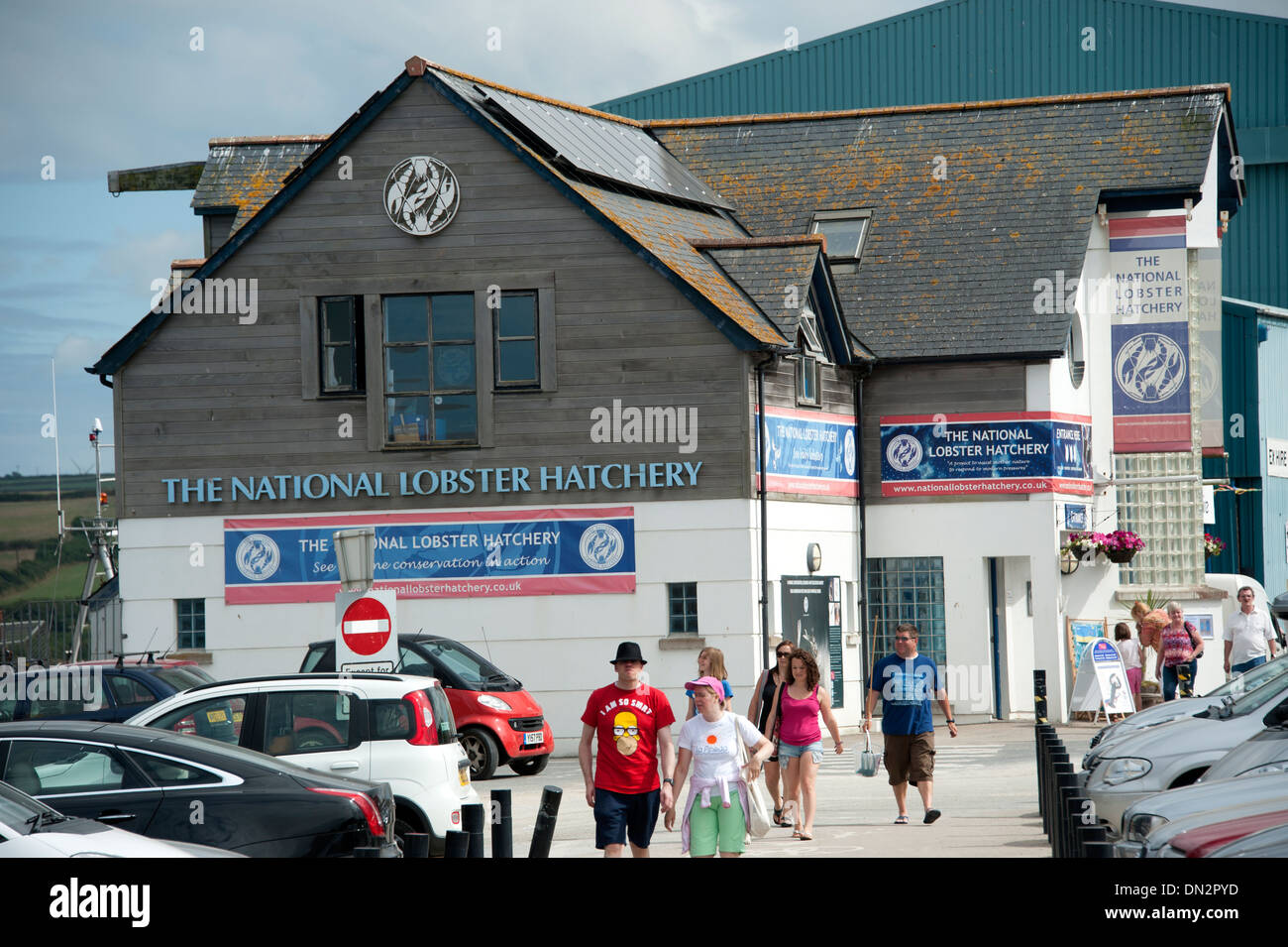 The National Lobster Hatchery Padstow Cornwall Stock Photo