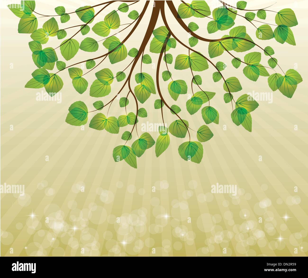 branches with leaves Stock Vector Image & Art - Alamy