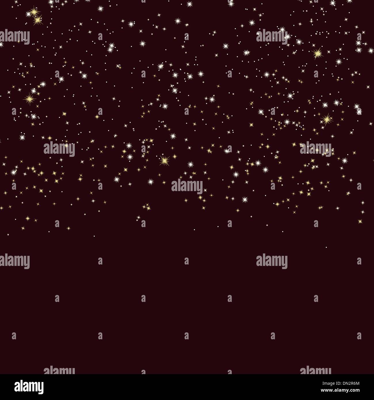 Snow and stars falling on the background. EPS 8 Stock Vector Image ...