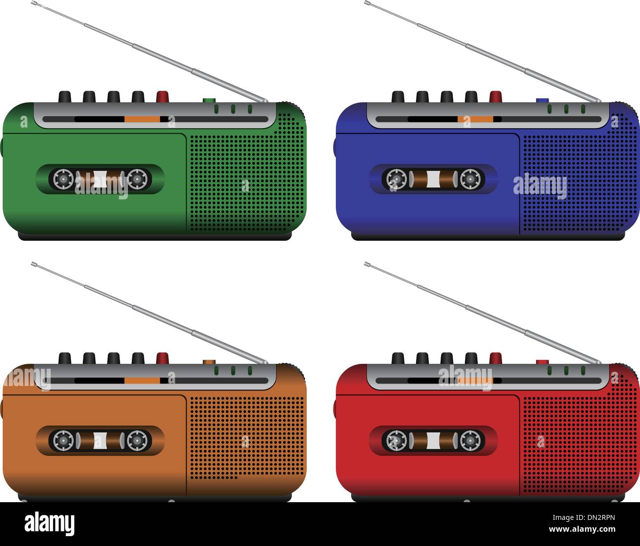 Recoder Icon Vector Broadcast recorder Stock Vector Images - Alamy