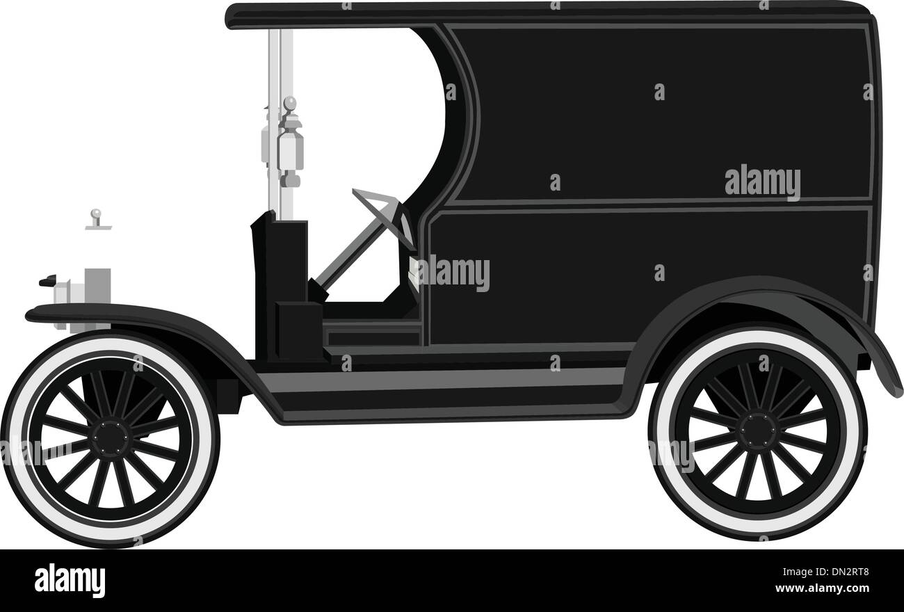 Antique Car Stock Vector