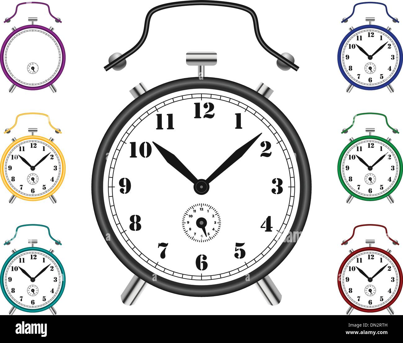 alarm clock Stock Vector