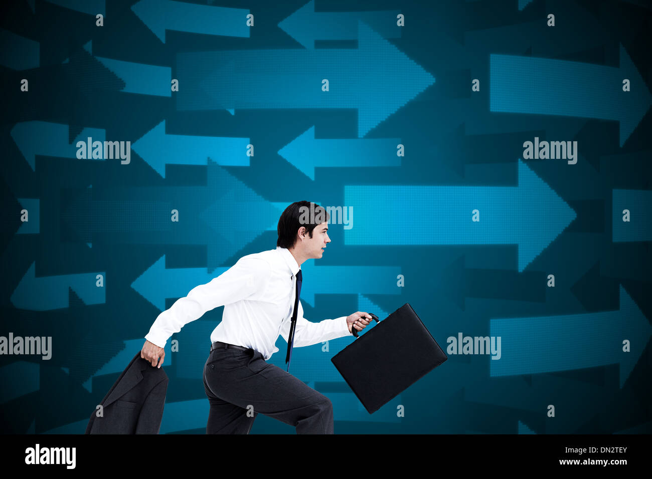 Man walking side view jacket hi-res stock photography and images - Alamy