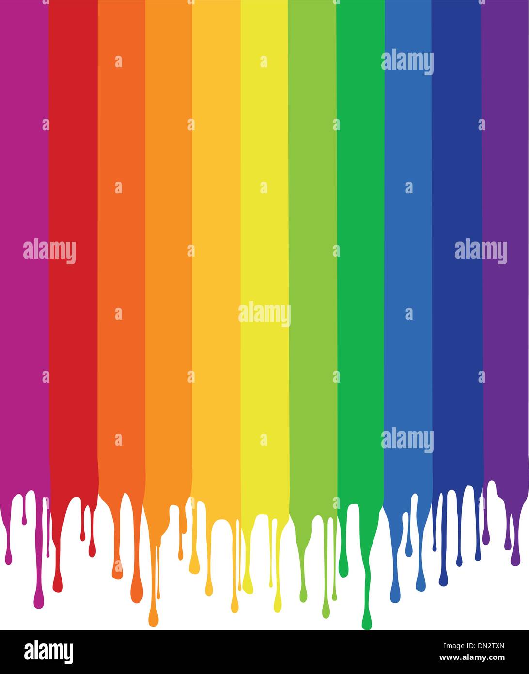 colorful painting drops, vector Stock Vector