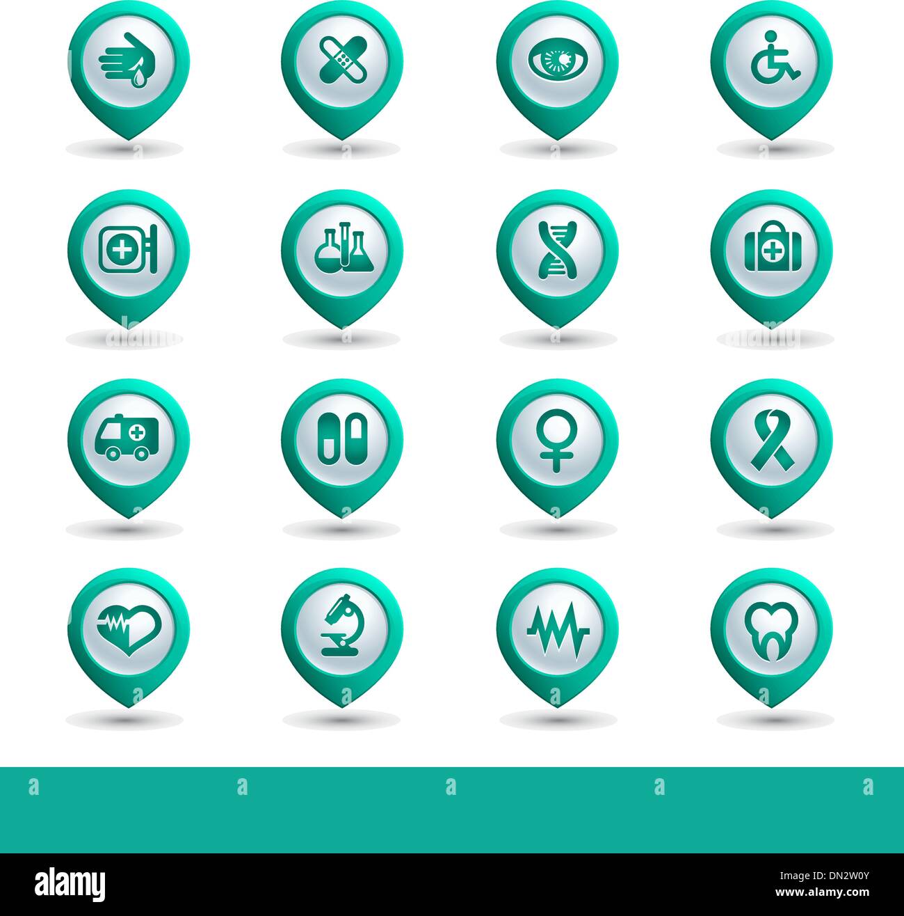 Medical icons set Stock Vector Image & Art - Alamy