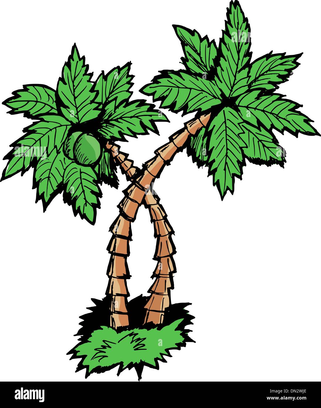 palm tree Stock Vector