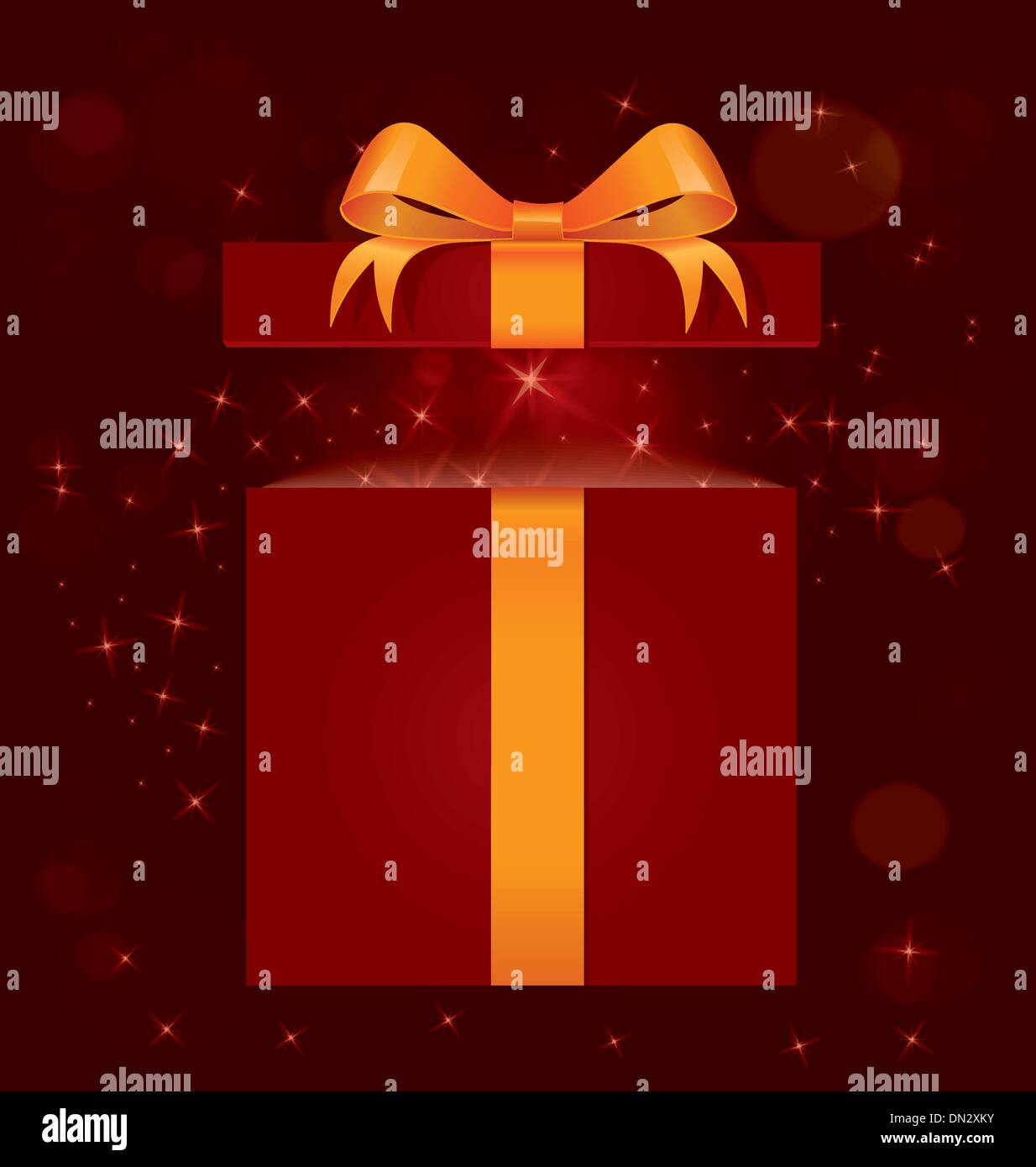 Magic light gift box vector Stock Vector Image & Art Alamy