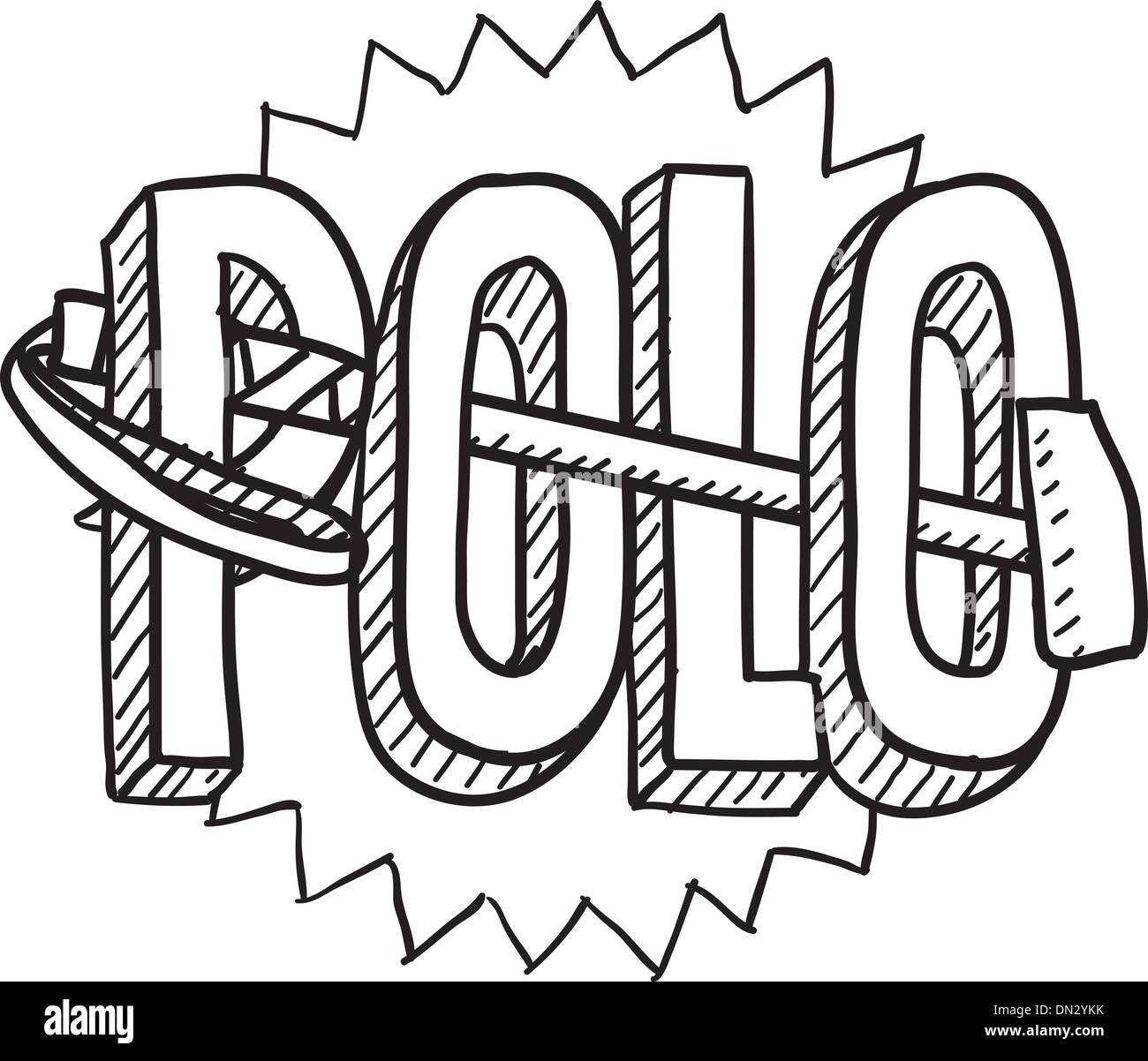 Polo sketch hi-res stock photography and images - Alamy