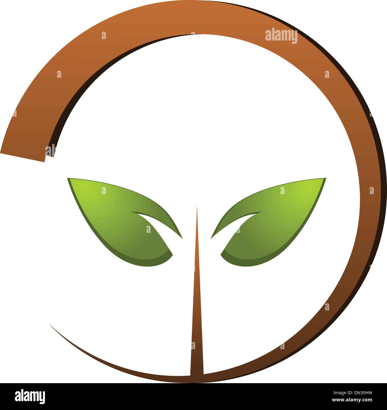 Tree green nature logo Stock Vector Image & Art - Alamy