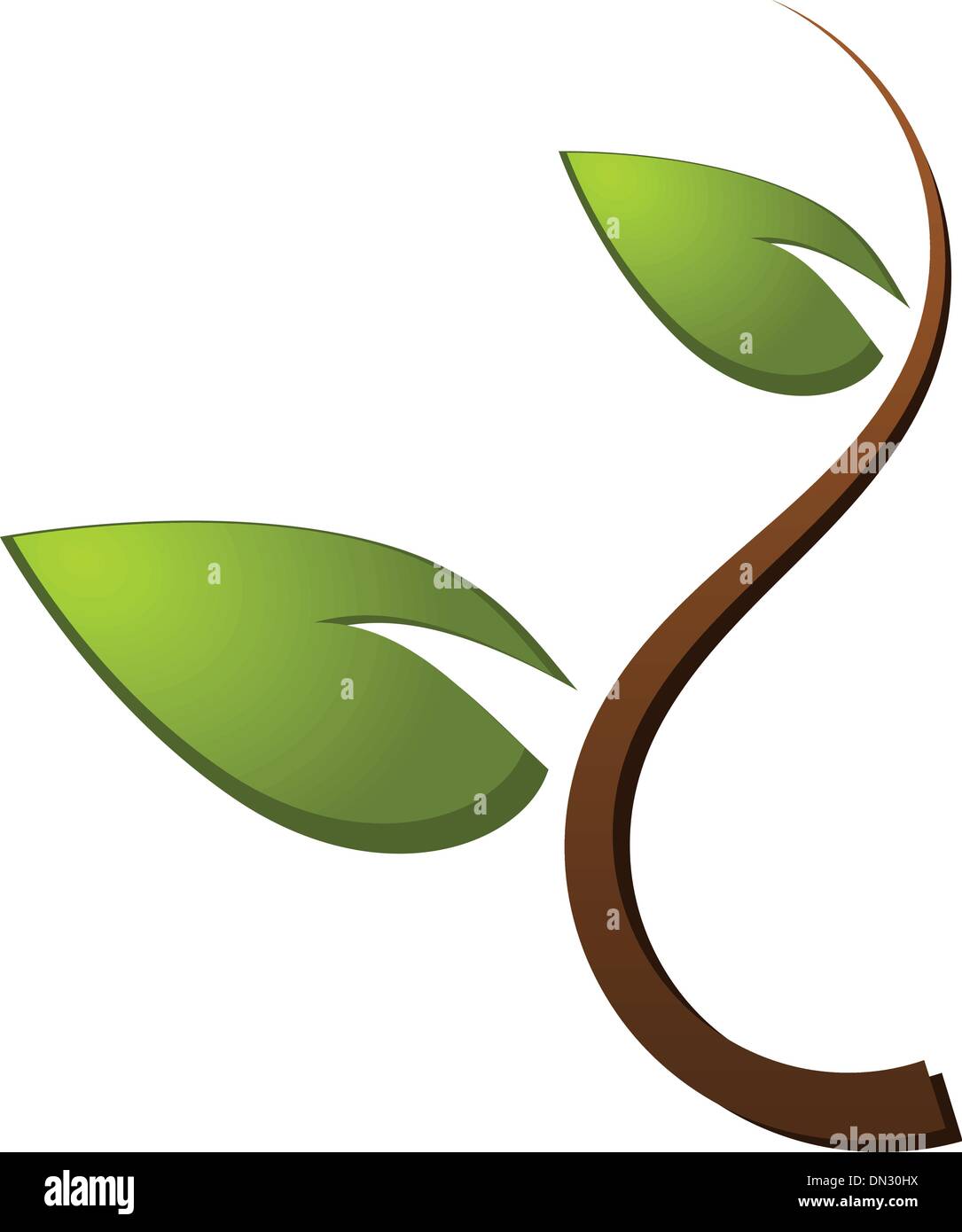 Tree green nature logo Stock Vector Image & Art - Alamy