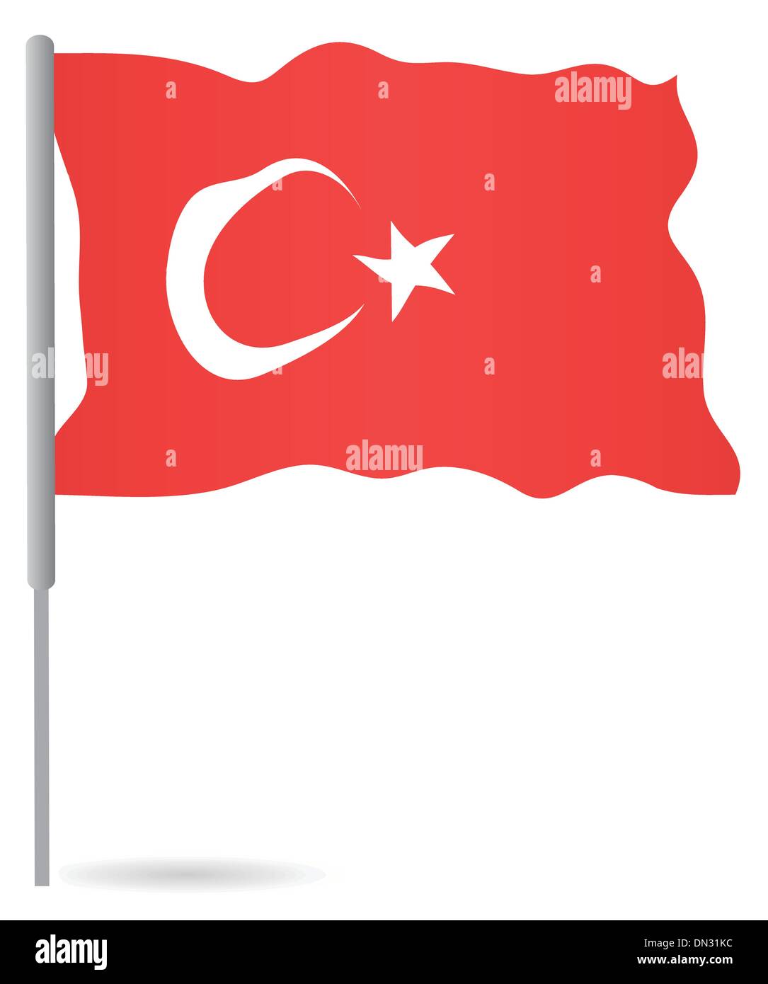 Flag of Turkey Stock Vector Image & Art Alamy