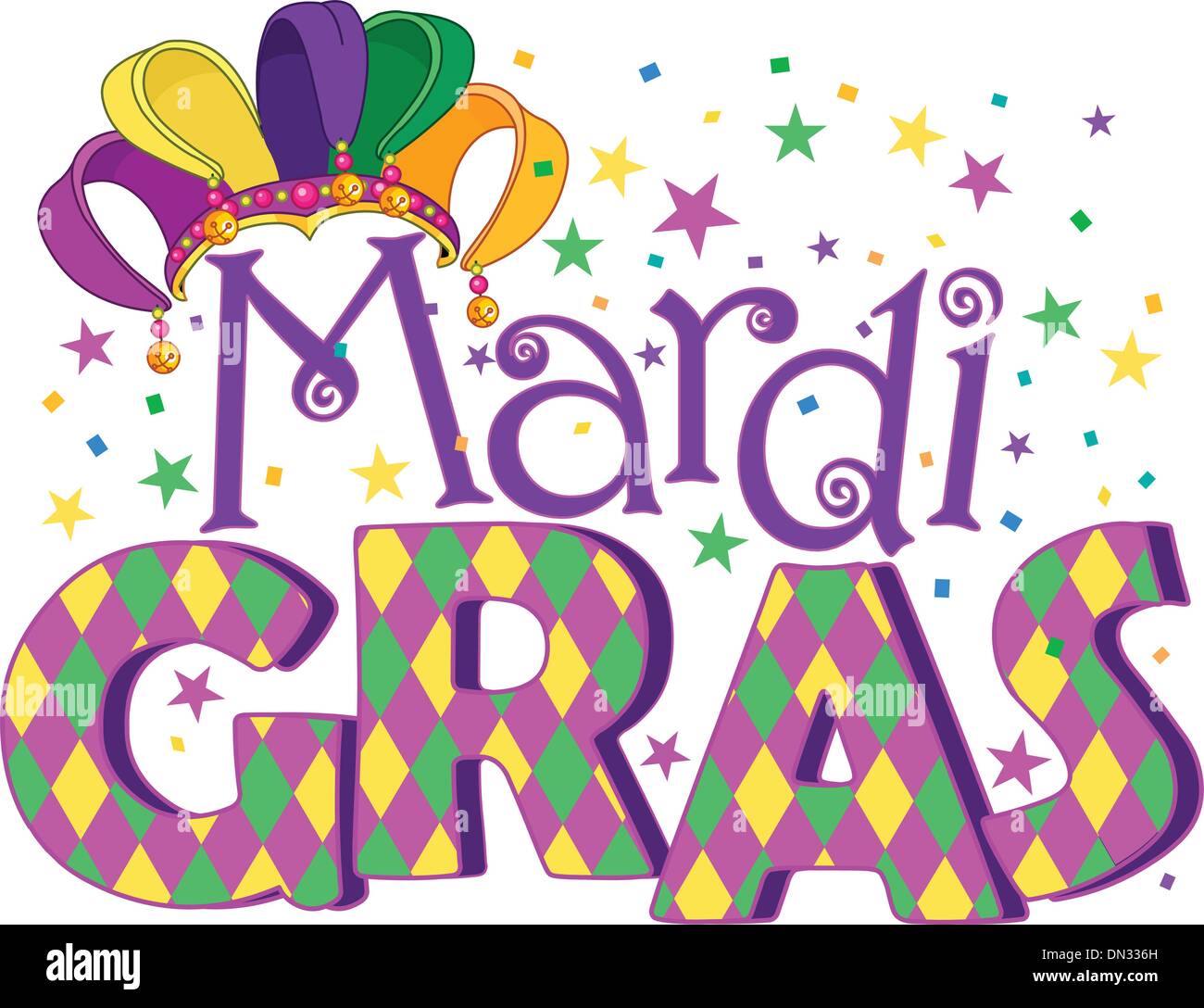 Mardi gras street art Stock Vector Images Alamy