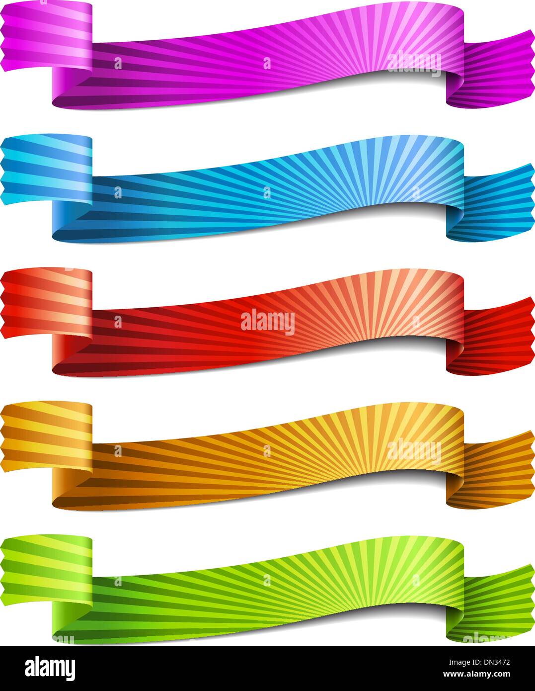 Page ribbon Stock Vector Images - Alamy