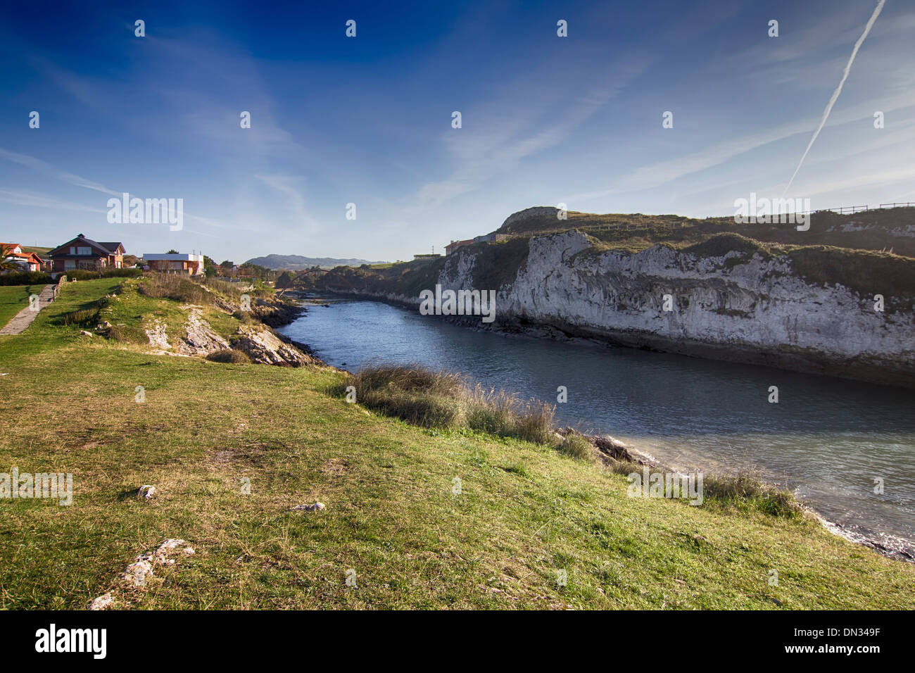 a river channel among rocks Stock Photo - Alamy