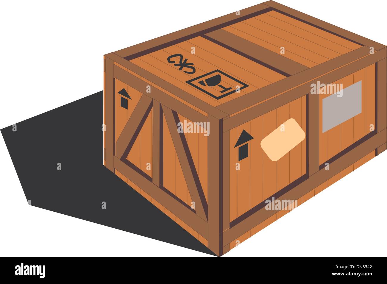Shipping package Stock Vector