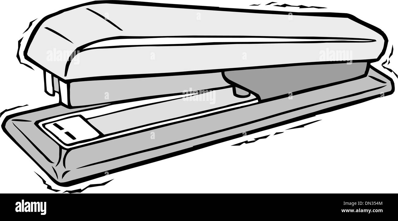 Document stapler Stock Vector Images - Alamy