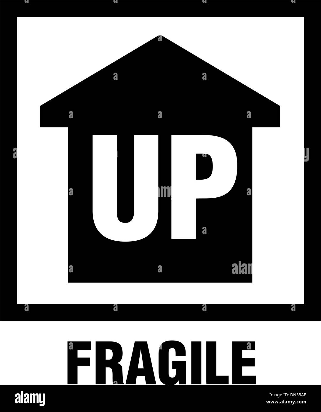 Fragile signs Stock Vector