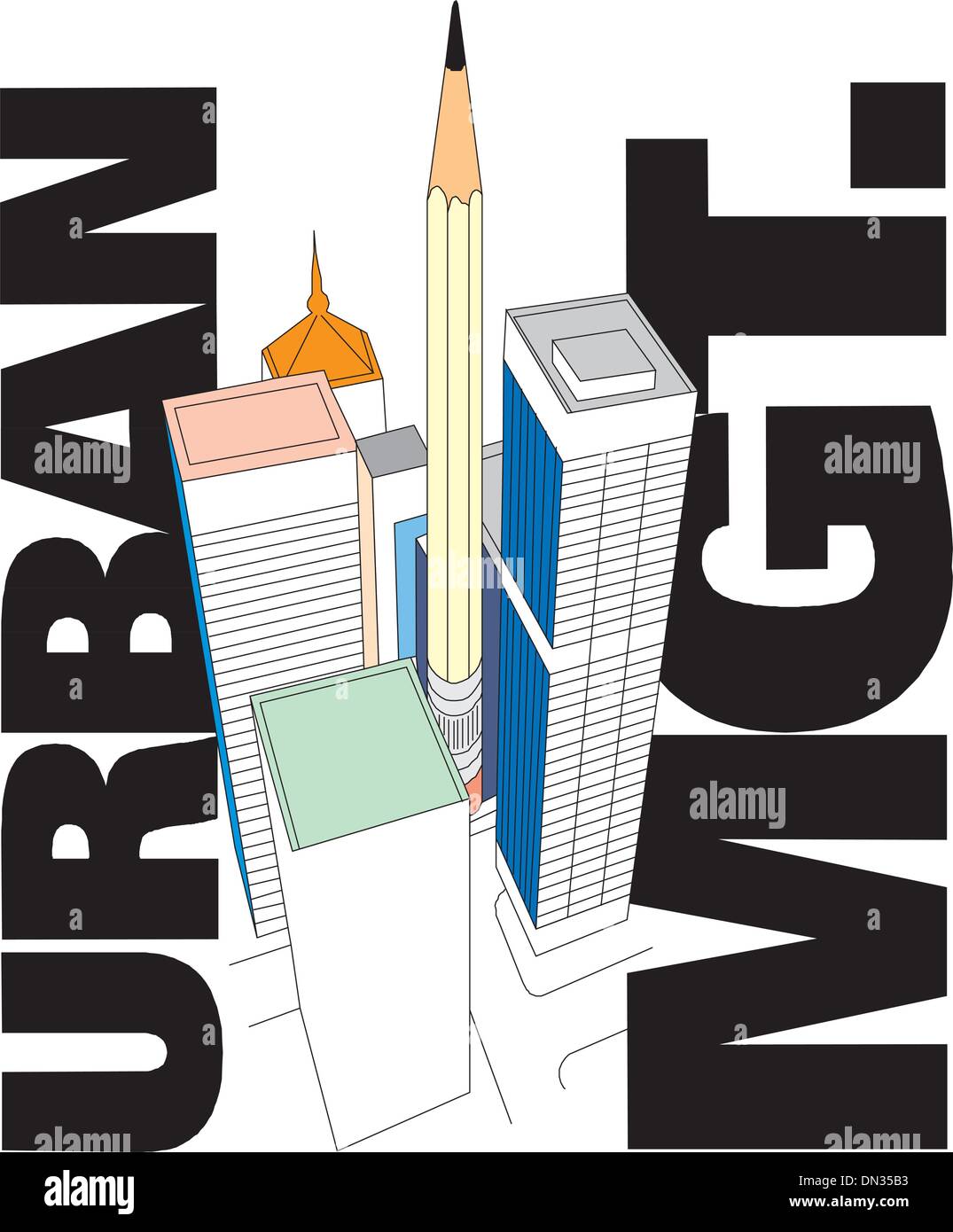 Picture of Cityscape background, urban art Stock Vector Image & Art - Alamy