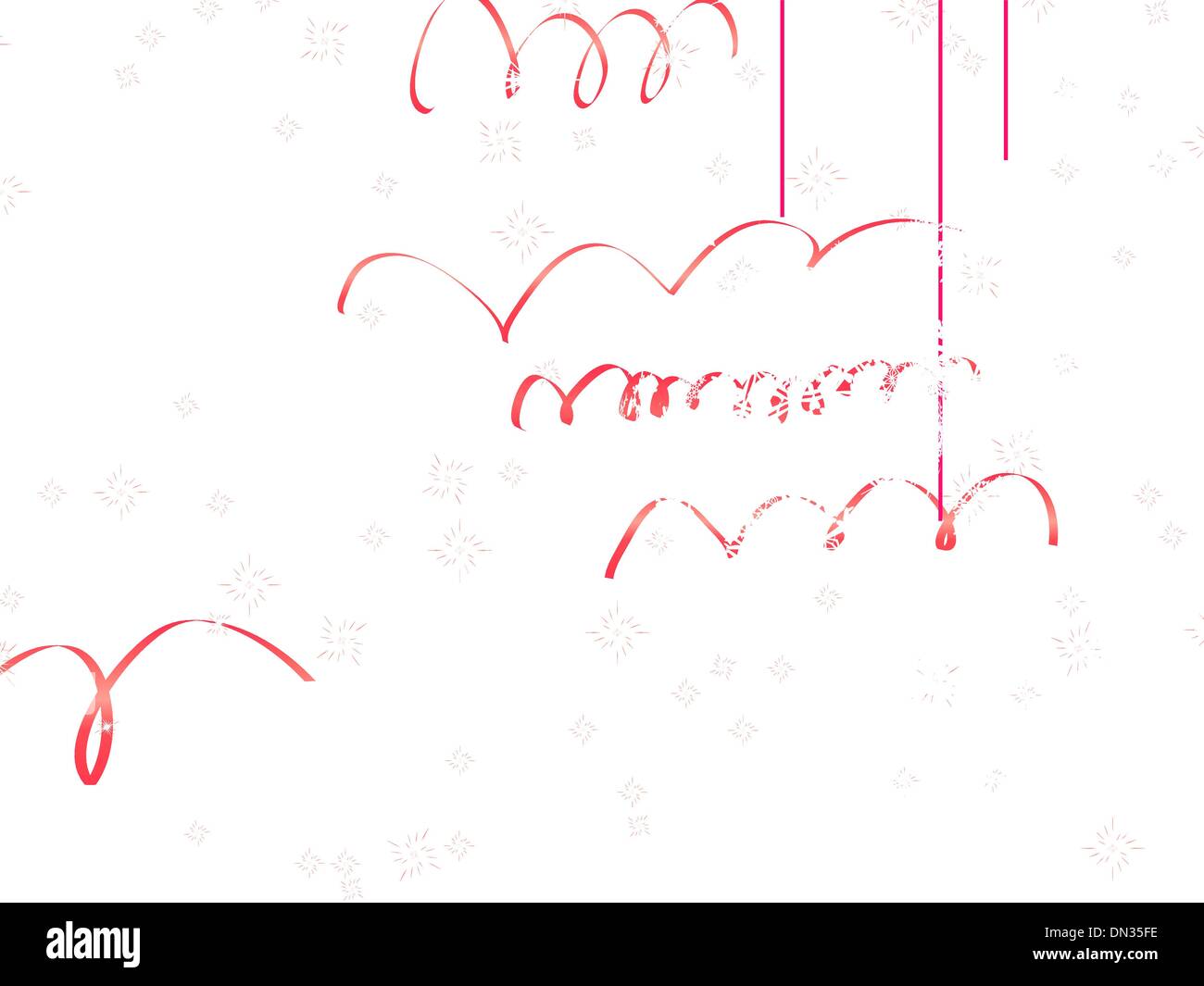 Merry Christmas with stars, bokeh lights. EPS 8 Stock Vector Image ...