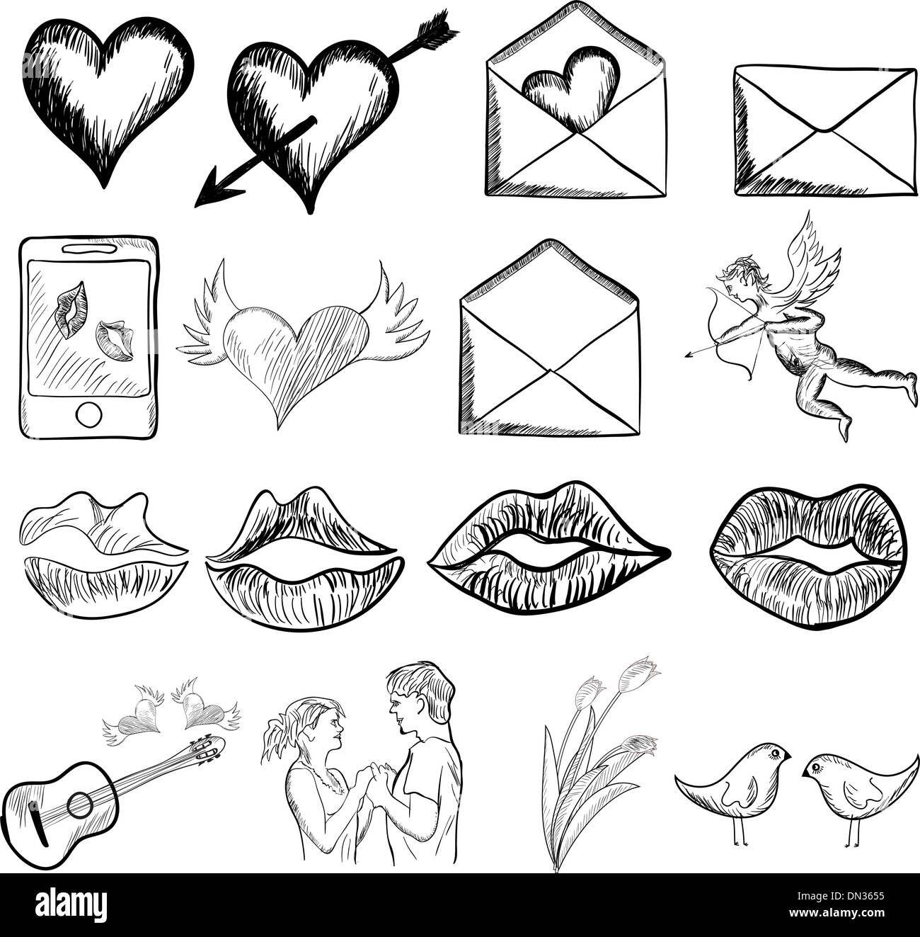 Continuous Thin Line Heart Vector Illustration, Minimalist Love Sketch  Doodle. One Line Art Valentine Icon, Single Wedding Outline Drawing Or  Simple Heart Royalty Free SVG, Cliparts, Vectors, and Stock Illustration.  Image 141343708.