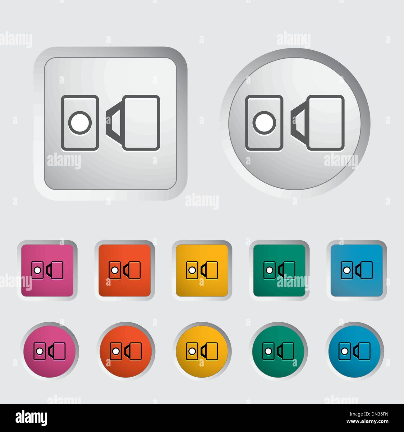 Belt single icon. Stock Vector