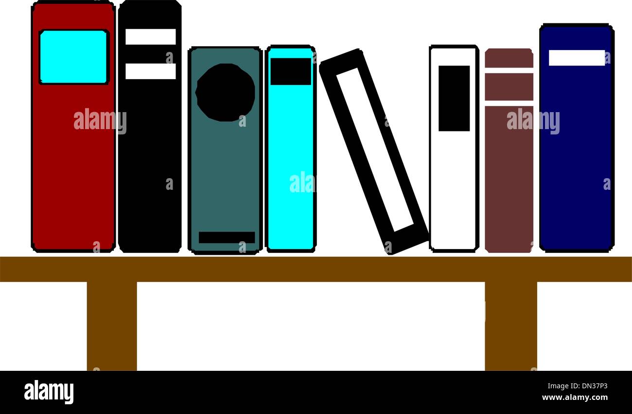 Bookshelf Cut Out Stock Images & Pictures Alamy