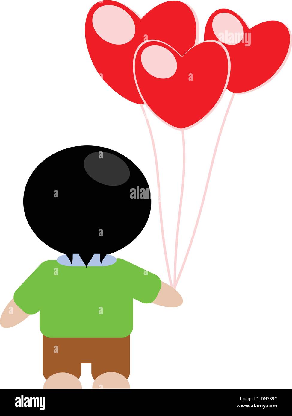 Boy in love vector Stock Vector Image & Art - Alamy