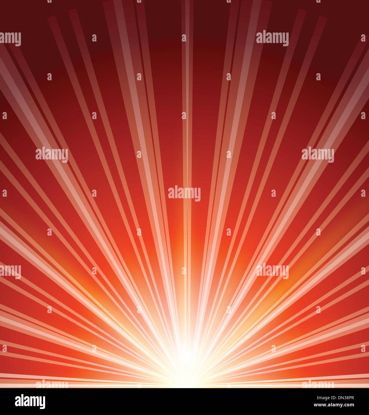 Lens flare with sunlight, abstract background Stock Vector
