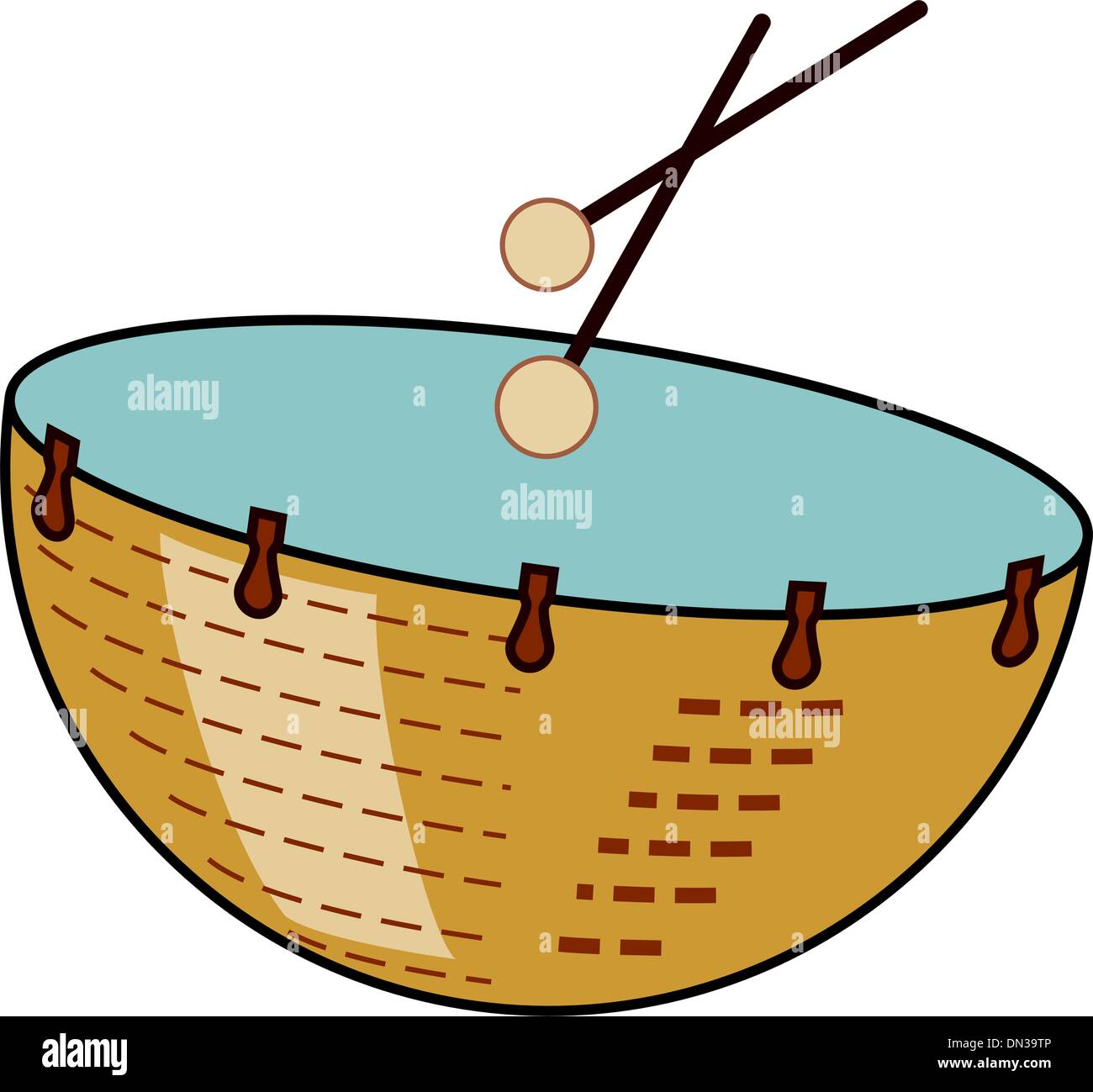 Bass drum instrument Stock Vector Image & Art - Alamy