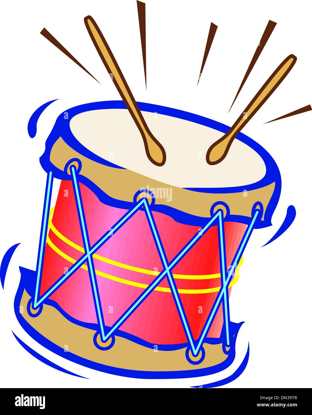 Bass drum instrument Stock Vector Image & Art - Alamy