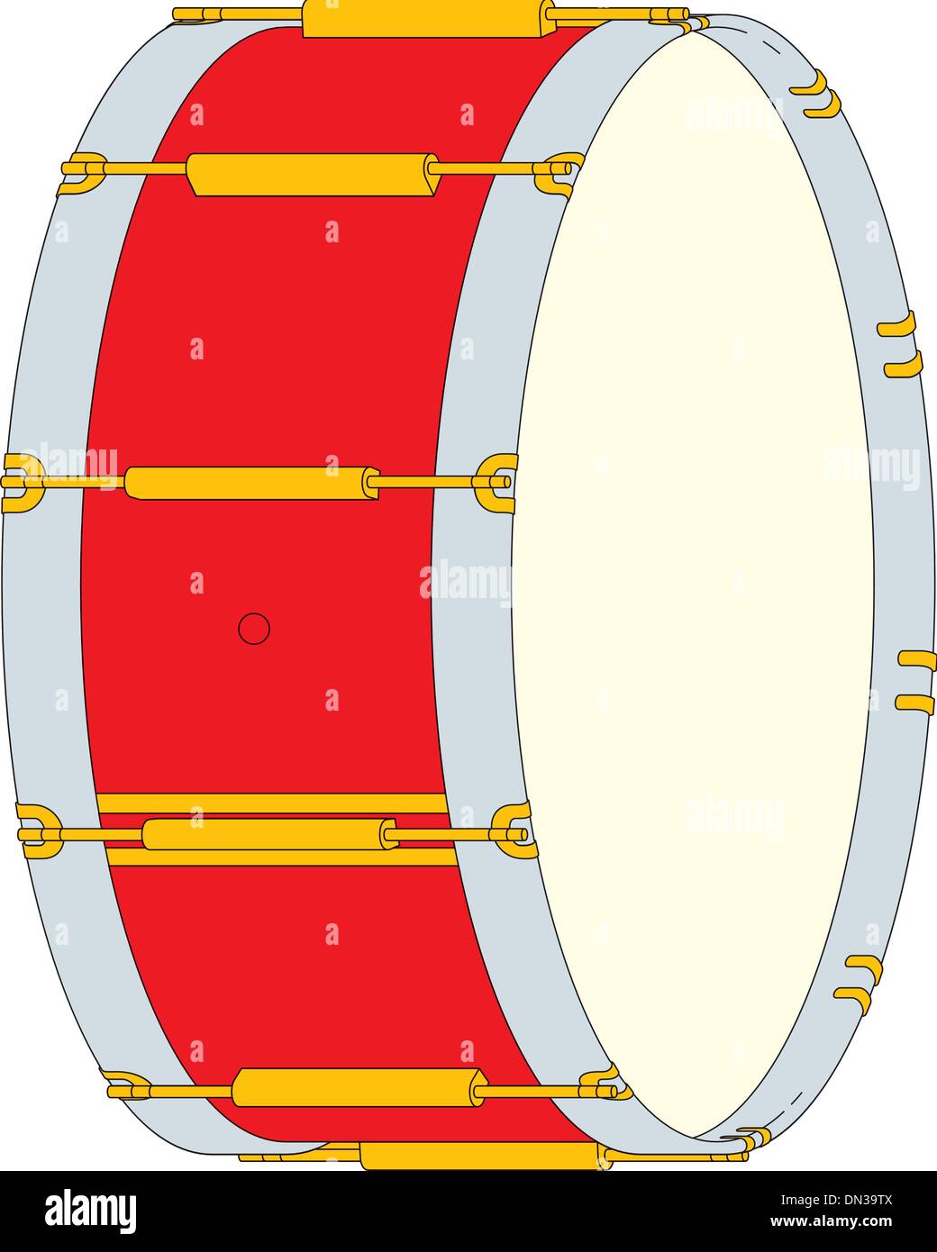 Bass drum instrument Stock Vector Image & Art Alamy