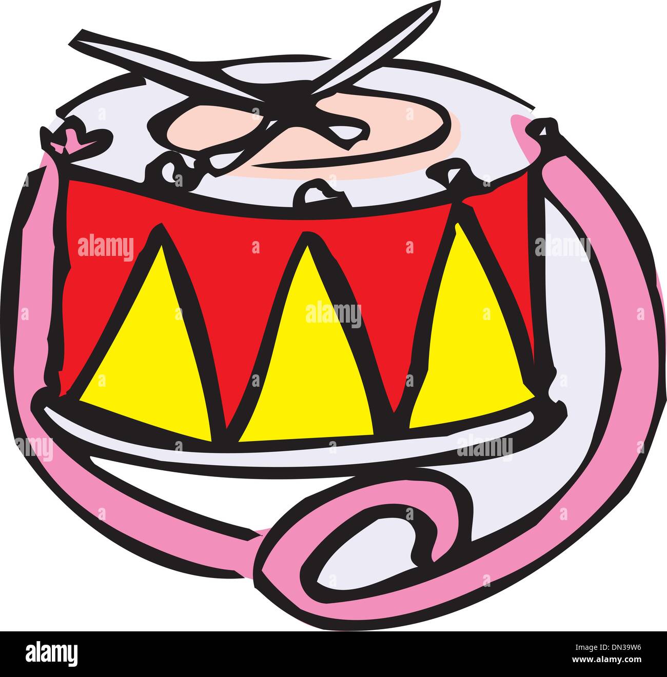 Bass drum instrument Stock Vector Image & Art Alamy