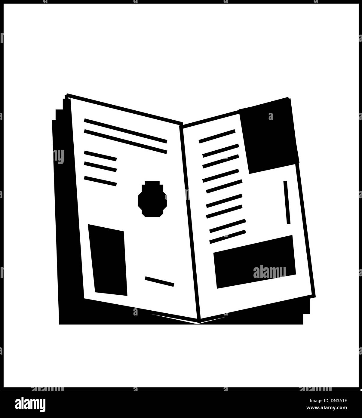 Book. Vector illustration Stock Vector Image & Art - Alamy