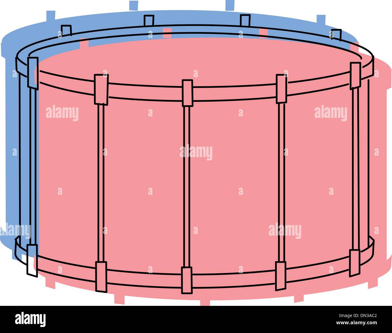 Bass drum instrument Stock Vector Image & Art - Alamy