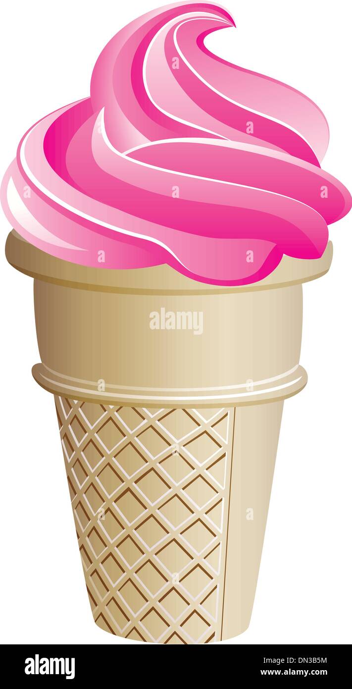vector icecream cone Stock Vector Image & Art - Alamy
