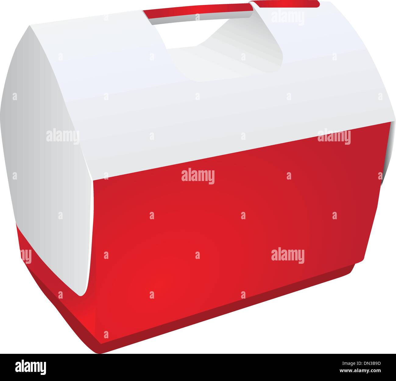Portable refrigerator Stock Vector