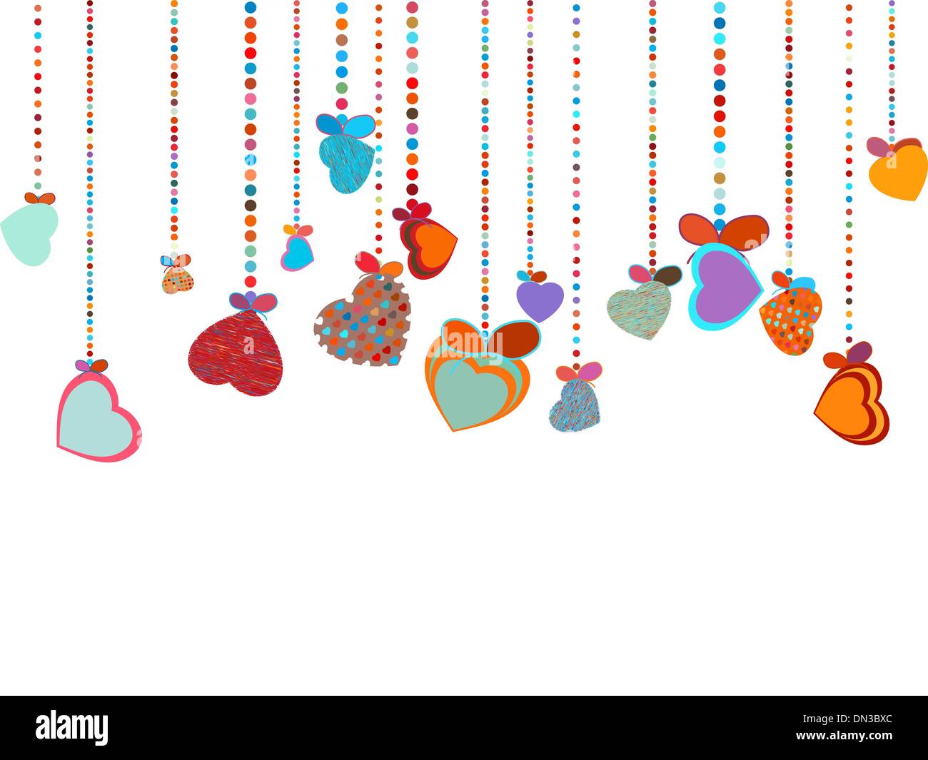 Valentines Day Background. EPS 8 Stock Vector